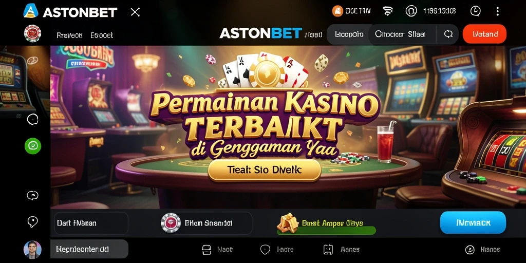 Tampilan menarik dari permainan Kasino ASTONBET yang seru dan mendebarkan.
