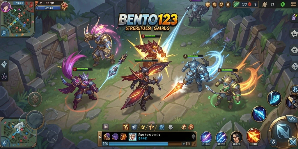 Tampilan gameplay mendalam BENTO123 yang penuh strategi.