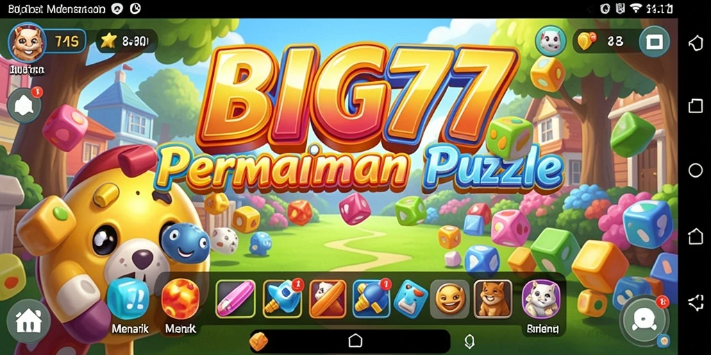 Tampilan menarik dari gameplay BIG77 dengan berbagai teka-teki.