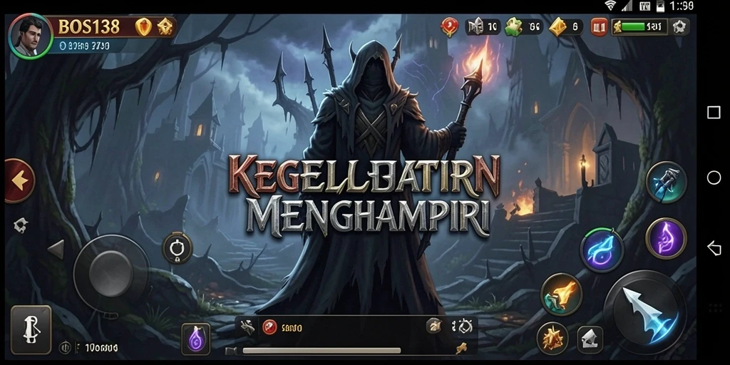 Screenshot seram dari gameplay di BOS138, menampilkan momen menegangkan.