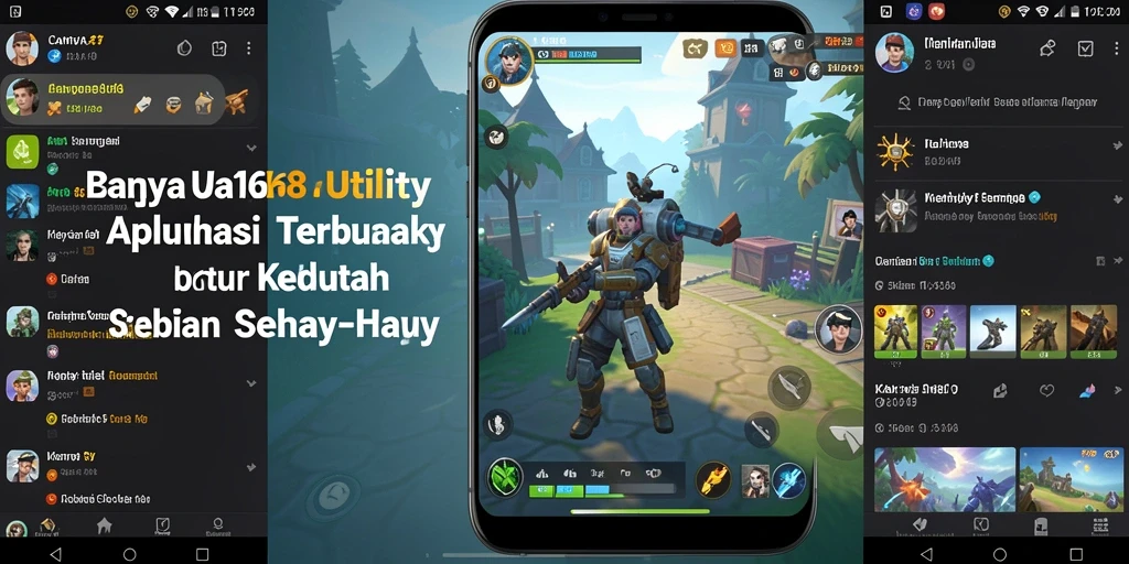 Tampilan antarmuka aplikasi CANVA168 yang simpel dan informatif.