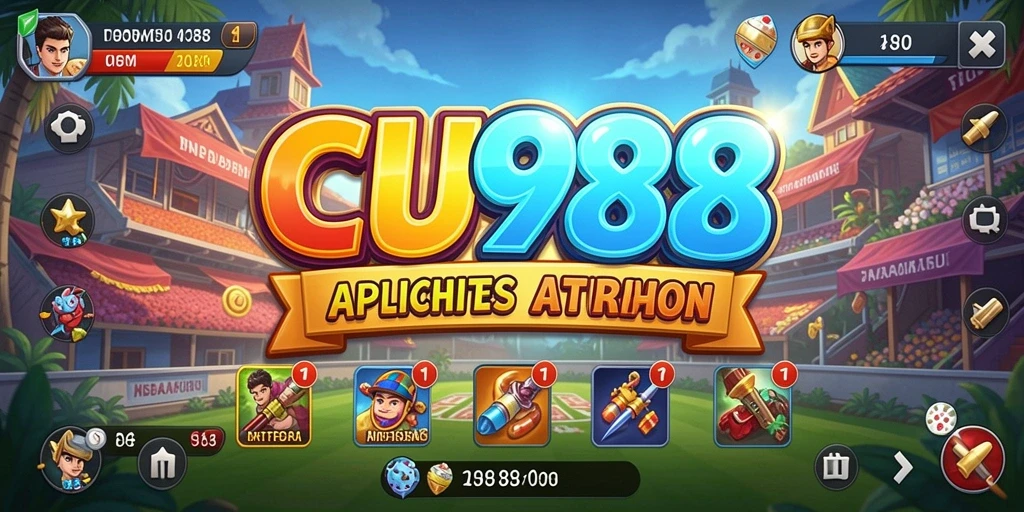 Screenshot utama CU888 menampilkan antarmuka intuitif aplikasi Utility.