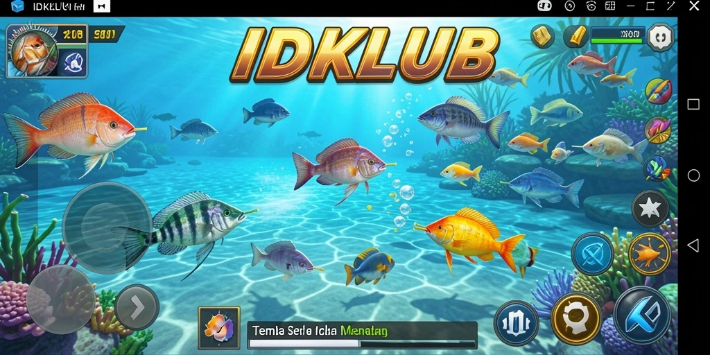Tangkapan layar gameplay seru dari IDKLUB Tembak Ikan.