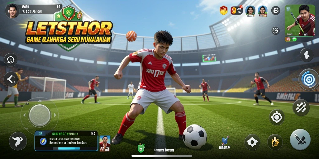 Tangkapan layar LETSTHOR menunjukkan aksi seru dalam pertandingan olahraga.