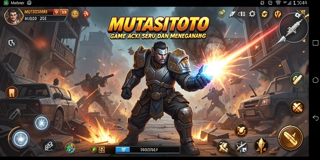 Tangkapan layar gameplay <strong>MUTASITOTO</strong> menunjukkan aksi seru dan pertempuran mendebarkan.