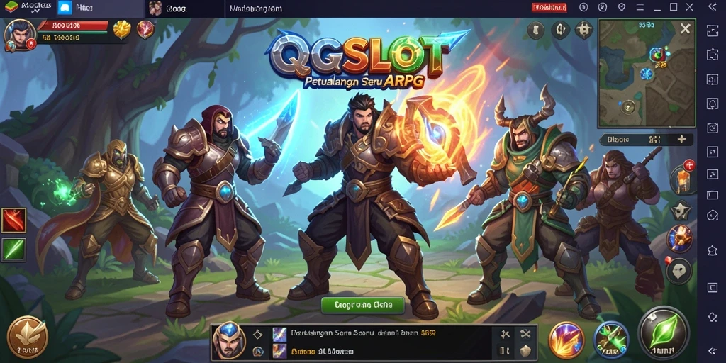 Gameplay seru QQSLOT menampilkan pertempuran epik dan karakter dinamis.