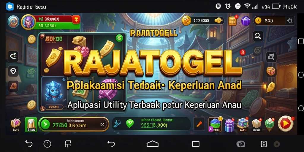 Tampilan antarmuka pengguna RAJATOGEL yang intuitif dan informatif.