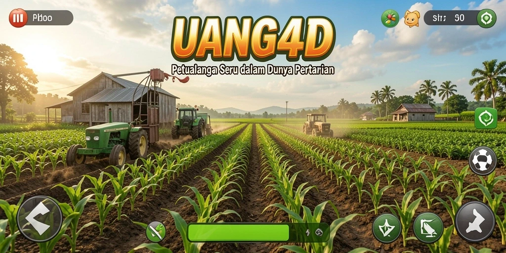 Tampilan menarik dari gameplay UANG4D dalam dunia pertanian.